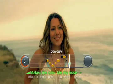 Disney Sing It - Pop Hits screen shot game playing